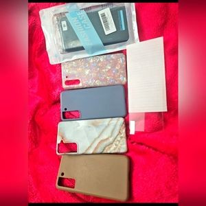 Samsung phone s21 cases with 1 screen protector